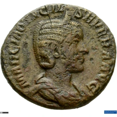 As - Otacilia Severa PIETAS AVG S C; Pietas front