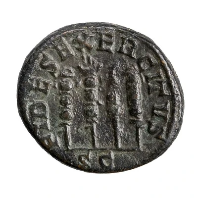 As - Philippus I FIDES EXERCITVS S C back