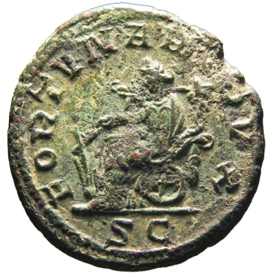 As - Philippus I FORTVNA REDVX S C; Fortuna back