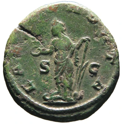 As - Philippus I LAET FVNDATA S C; Laetitia back