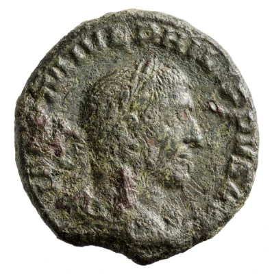 As - Philippus I PAX AETERNA S C; Pax front