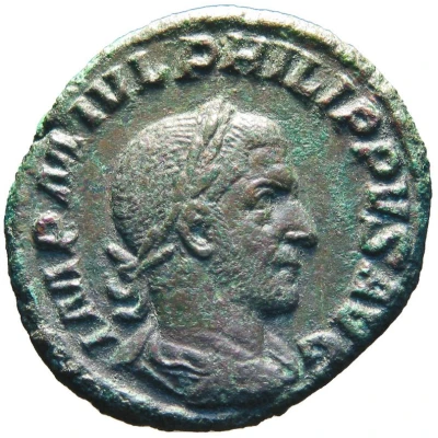 As - Philippus I PAX AETERNA S C; Pax front