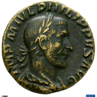 As - Philippus I VICTORIA AVG S C; Victory front