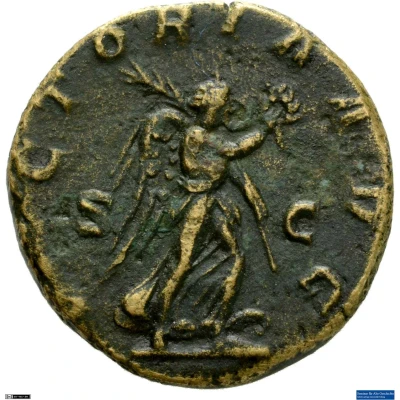 As - Philippus I VICTORIA AVG S C; Victory back