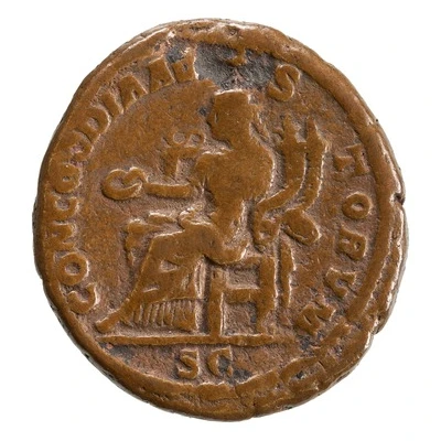 As - Sallustia Orbiana CONCORDIA AVGVSTORVM S C; Concordia back