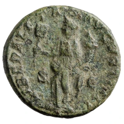As - Severus Alexander LIBERALITAS AVGVSTI III S C; Liberalitas back