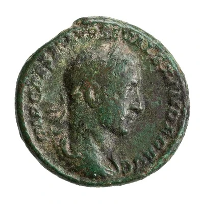 As - Severus Alexander P M TR P VI COS II P P S C; Pax front