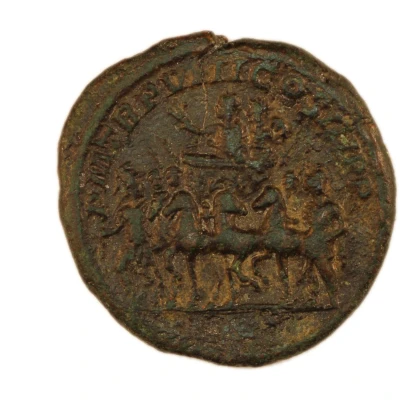 As - Severus Alexander P M TR P VIII COS III P P S C; Victory back