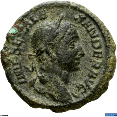As - Severus Alexander P M TR P VIIII COS III P P S C front