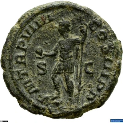 As - Severus Alexander P M TR P VIIII COS III P P S C back