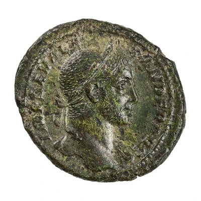 As - Severus Alexander P M TR P X COS III P P S C; Sol front