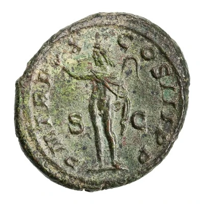 As - Severus Alexander P M TR P X COS III P P S C; Sol back
