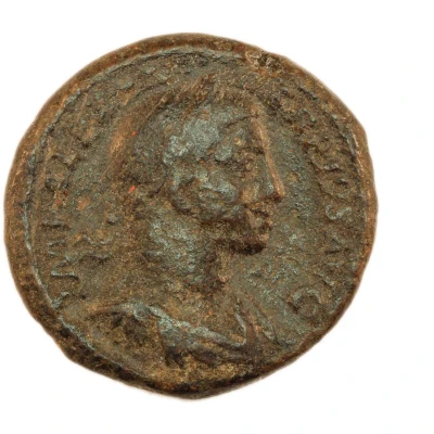 As - Severus Alexander P M TR P XI COS III P P S C; Sol front