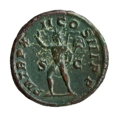 As - Severus Alexander P M TR P XII COS III P P S C; Sol back