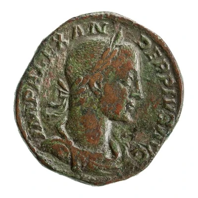 As - Severus Alexander SPES PVBLICA S C; Spes front