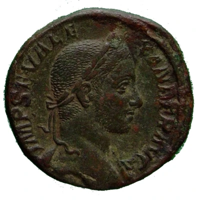 As - Severus Alexander VIRTVS AVGSTI S C; Virtus front