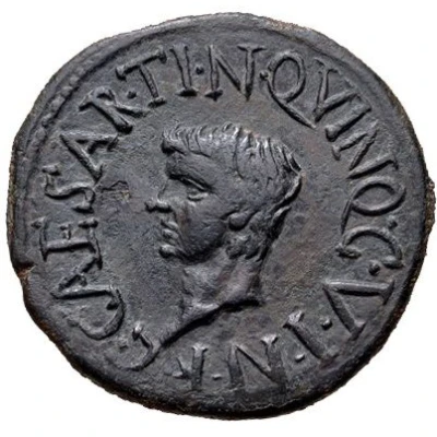 As - Tiberius C CAESAR TI N QVINQ C V I N K back