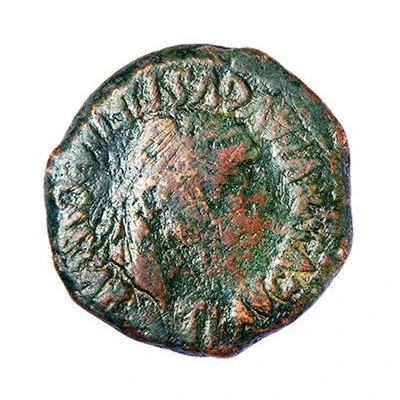 As - Tiberius Countermarked A front