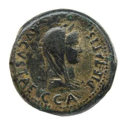 As - Tiberius IVNIANO LVPO PR G CAESAR G POMPON PARRA II V front