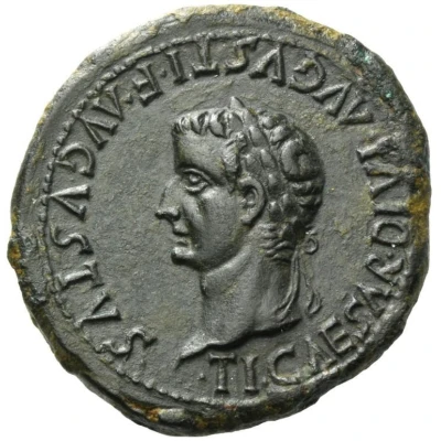 As - Tiberius M CATO L VETTIACVS C C A II VIR front