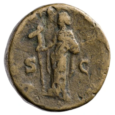 As - Trajan Decius DACIA S C; Dacia back
