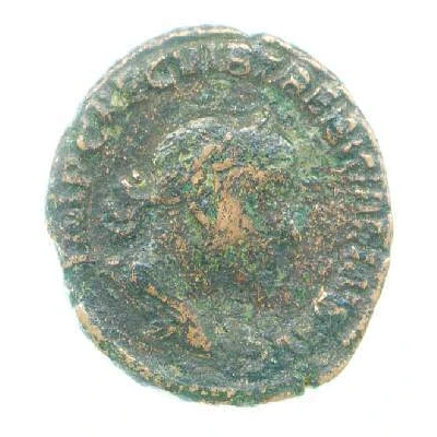 As - Trebonianus Gallus APOLLO SALVTARI S C; Apollo front