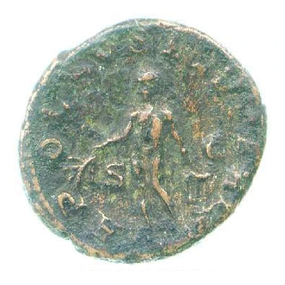 As - Trebonianus Gallus APOLLO SALVTARI S C; Apollo back