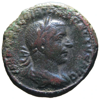 As - Trebonianus Gallus FELICITAS PVBLICA S C; Felicitas front