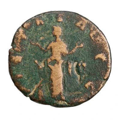 As - Trebonianus Gallus PIETAS AVGG S C; Pietas back