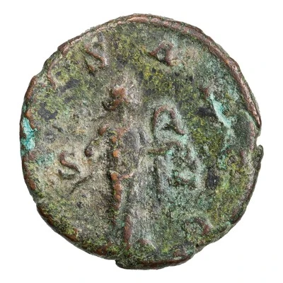 As - Trebonianus Gallus SALVS AVGG S C; Salus back