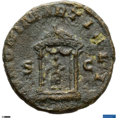 As - Volusianus IVNONI MARTIALI S C; Juno back