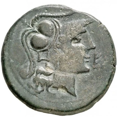 As legend eba, with bull 170 BC - 150 BC front