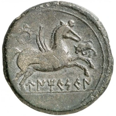 As legend eba, with bull 170 BC - 150 BC back