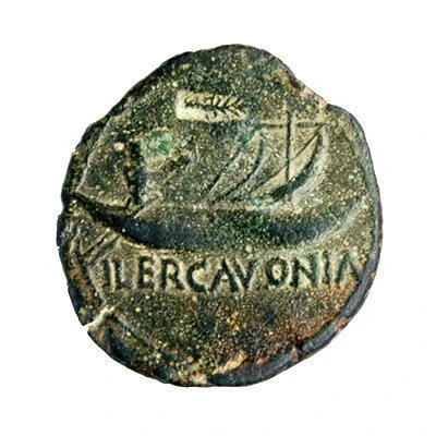 As 27 BC - 14 AD back