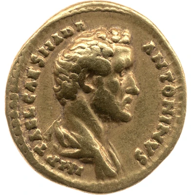Aureus - Antoninus Pius AVG PIVS P M TR P COS II; Pietas front