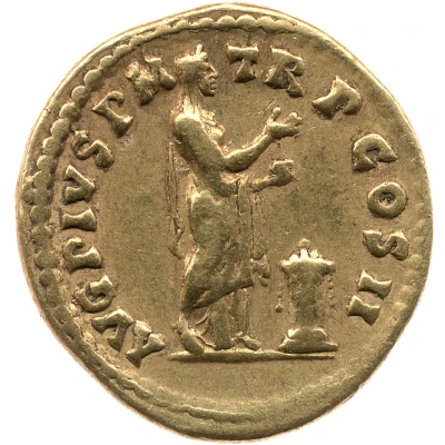 Aureus - Antoninus Pius AVG PIVS P M TR P COS II; Pietas back