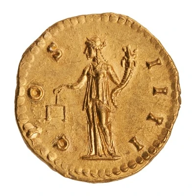 Aureus - Antoninus Pius COS IIII; Aequitas back