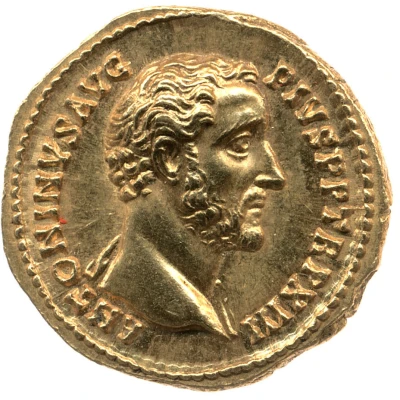 Aureus - Antoninus Pius COS IIII; Aequitas front