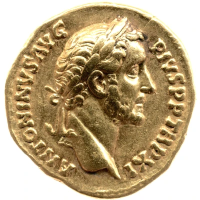 Aureus - Antoninus Pius COS IIII VOTA front
