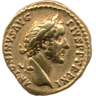 Aureus - Antoninus Pius COS IIII VOTA front