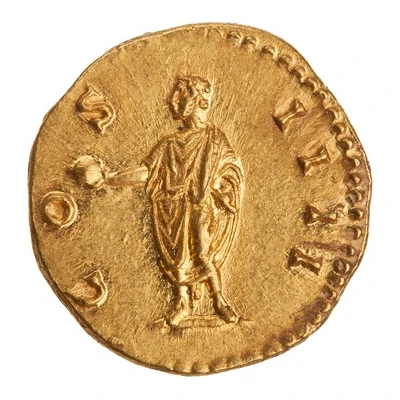Aureus - Antoninus Pius COS IIII back