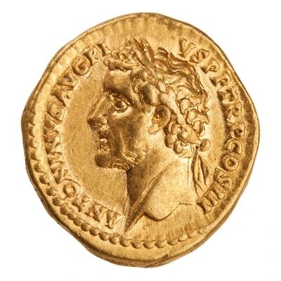 Aureus - Antoninus Pius IMPERATOR II; Jupiter front