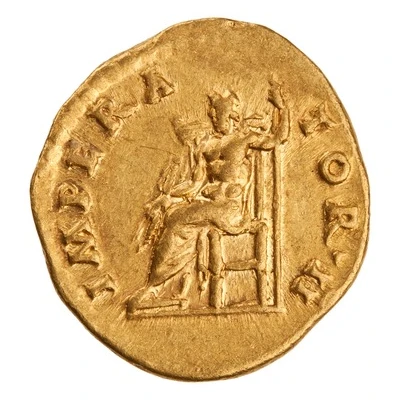 Aureus - Antoninus Pius IMPERATOR II; Jupiter back
