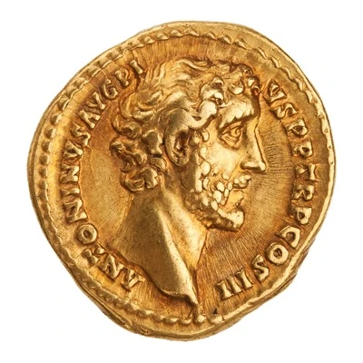 Aureus - Antoninus Pius IMPERATOR II; Victory front