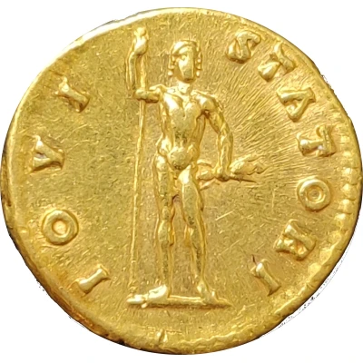 Aureus - Antoninus Pius IOVI STATORI; Jupiter back