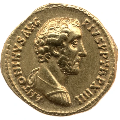 Aureus - Antoninus Pius LAETITIA COS IIII; Ceres front