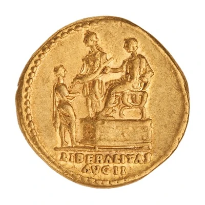 Aureus - Antoninus Pius LIBERALITAS AVG II; Liberalitas back