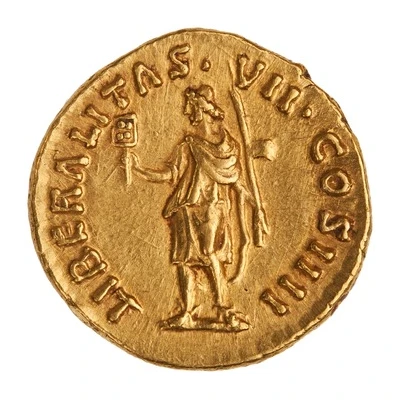 Aureus - Antoninus Pius LIBERALITAS VII COS IIII; Liberalitas back
