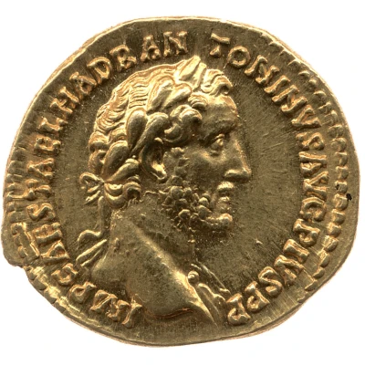 Aureus - Antoninus Pius PAX; Pax front