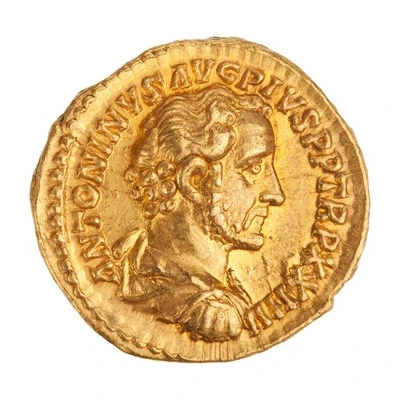 Aureus - Antoninus Pius PIETATI AVG COS IIII; Pietas front